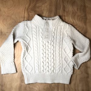 Gap Baby Cream Cableknit Pullover Sweater